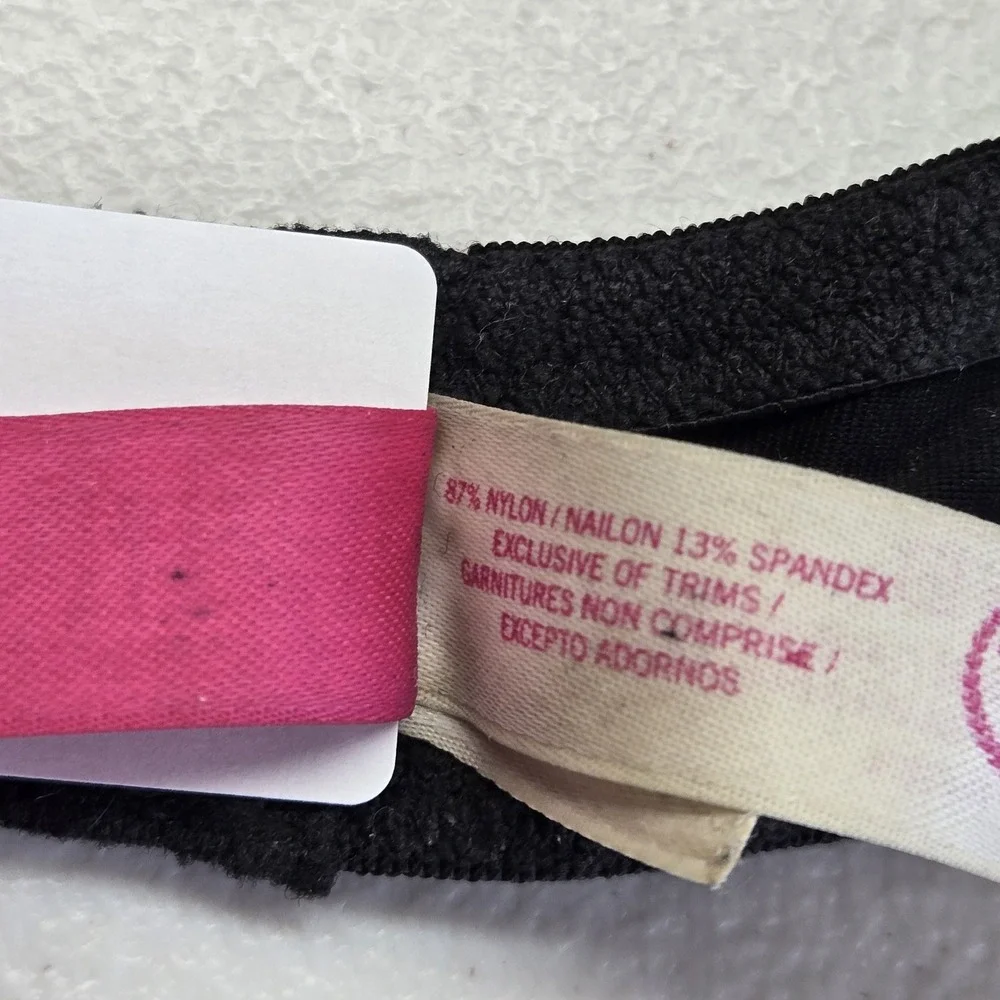 PINK‎ Victoria's Secret Women Bra 34D Black Push Up Underwired Strap